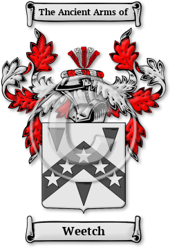 Weetch Family Crest Download (jpg) Legacy Series - 150 DPI