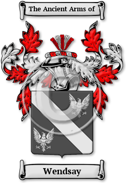 Wendsay Family Crest Download (JPG) Legacy Series - 600 DPI