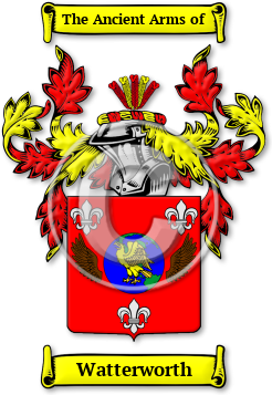 Watterworth Family Crest Download (jpg) Legacy Series - 150 DPI