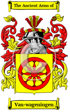 Van-wageningen Family Crest Download (JPG) Heritage Series - 300 DPI