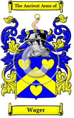 Wager Family Crest/Coat of Arms