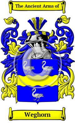 Weghorn Family Crest/Coat of Arms