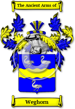 Weghorn Family Crest Download (jpg) Legacy Series - 150 DPI