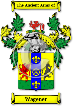 Wagener Family Crest Download (JPG) Legacy Series - 600 DPI