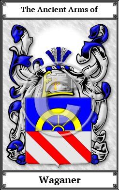 Waganer Family Crest Download (JPG)  Book Plated - 150 DPI