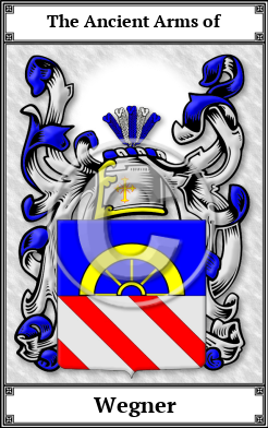 Wegner Family Crest Download (JPG) Book Plated - 600 DPI