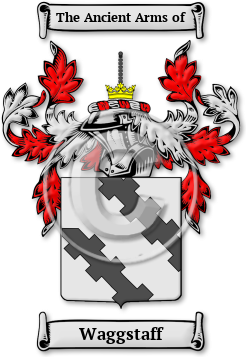 Waggstaff Family Crest Download (jpg) Legacy Series - 150 DPI