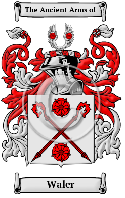 Waler Family Crest Download (JPG) Heritage Series - 600 DPI