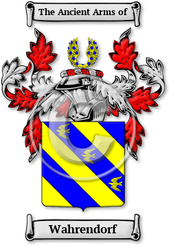 Wahrendorf Family Crest Download (jpg) Legacy Series - 150 DPI