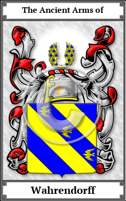Wahrendorff Family Crest Download (JPG)  Book Plated - 150 DPI