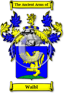 Waibl Family Crest Download (jpg) Legacy Series - 150 DPI
