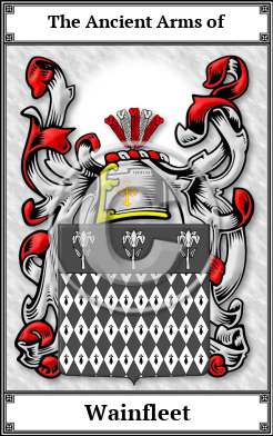 Wainfleet Family Crest Download (JPG)  Book Plated - 150 DPI