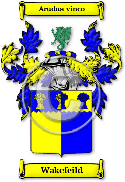 Wakefeild Family Crest Download (jpg) Legacy Series - 150 DPI