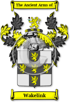Wakelink Family Crest Download (jpg) Legacy Series - 150 DPI