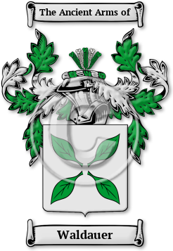 Waldauer Family Crest Download (JPG) Legacy Series - 600 DPI