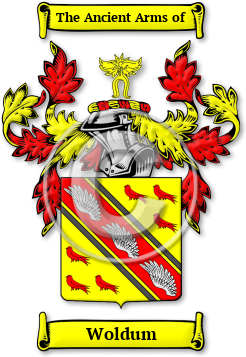 Woldum Family Crest Download (JPG) Legacy Series - 600 DPI