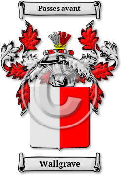 Wallgrave Family Crest Download (jpg) Legacy Series - 150 DPI