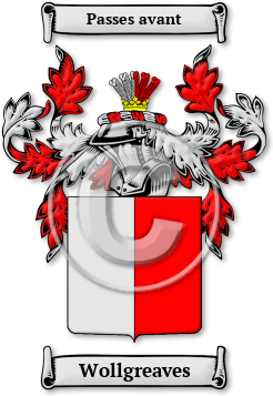 Wollgreaves Family Crest Download (jpg) Legacy Series - 150 DPI