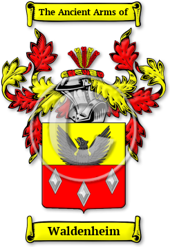 Waldenheim Family Crest Download (jpg) Legacy Series - 150 DPI