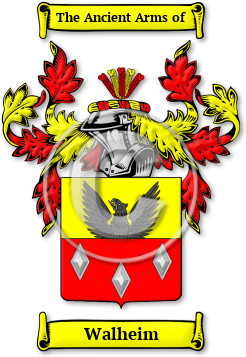 Walheim Family Crest Download (jpg) Legacy Series - 150 DPI