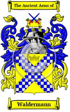 Waldermann Family Crest Download (JPG) Heritage Series - 300 DPI