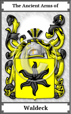 Waldeck Family Crest Download (JPG)  Book Plated - 150 DPI