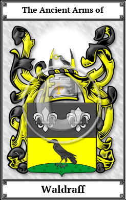 Waldraff Family Crest Download (JPG)  Book Plated - 150 DPI