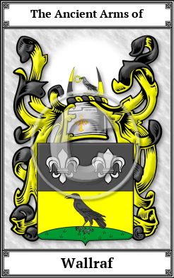 Wallraf Family Crest Download (JPG)  Book Plated - 150 DPI