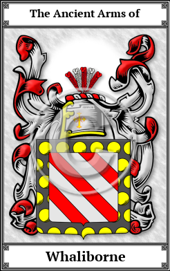 Whaliborne Family Crest Download (JPG) Book Plated - 600 DPI