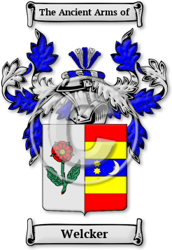 Welcker Family Crest Download (jpg) Legacy Series - 150 DPI