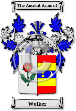 Welker Family Crest Download (jpg) Legacy Series - 150 DPI
