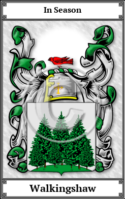 Walkingshaw Family Crest Download (JPG)  Book Plated - 150 DPI