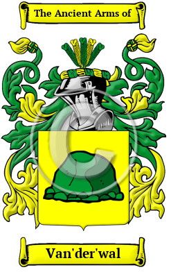 Van'der'wal Family Crest Download (JPG) Heritage Series - 600 DPI