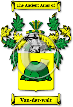 Van-der-walt Family Crest Download (jpg) Legacy Series - 150 DPI