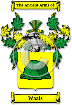 Waals Family Crest Download (jpg) Legacy Series - 150 DPI