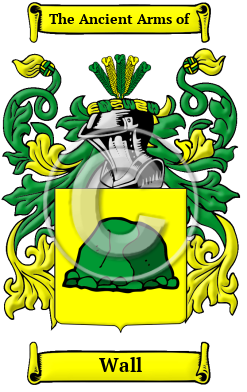 Wall Family Crest Download (JPG) Heritage Series - 600 DPI