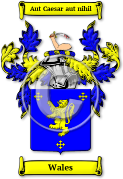 Wales Family Crest Download (jpg) Legacy Series - 150 DPI