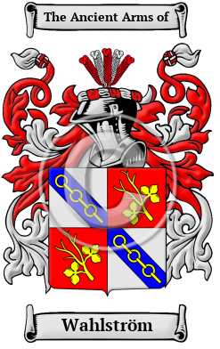 Wahlström Family Crest Download (JPG) Heritage Series - 600 DPI