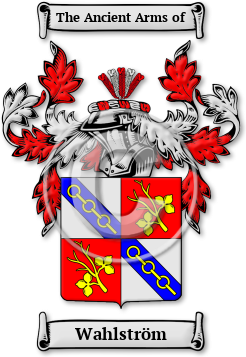 Wahlström Family Crest Download (JPG) Legacy Series - 300 DPI
