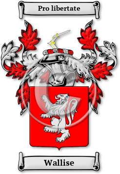 Wallise Family Crest Download (JPG) Legacy Series - 600 DPI