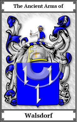 Walsdorf Family Crest Download (JPG)  Book Plated - 150 DPI