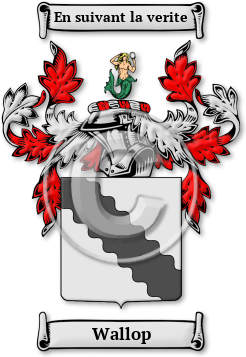 Wallop Family Crest Download (jpg) Legacy Series - 150 DPI
