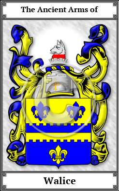 Walice Family Crest Download (JPG) Book Plated - 600 DPI
