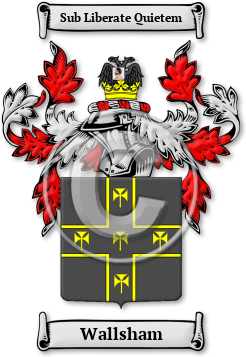 Wallsham Family Crest Download (JPG) Legacy Series - 600 DPI