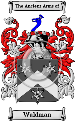 Waldman Family Crest Download (JPG) Heritage Series - 600 DPI