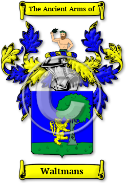 Waltmans Family Crest Download (jpg) Legacy Series - 150 DPI
