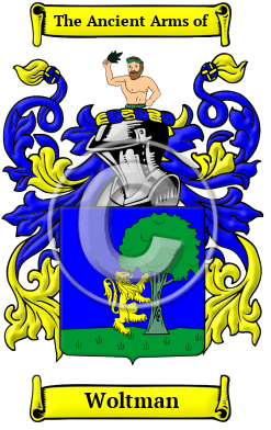 Woltman Family Crest Download (JPG) Heritage Series - 600 DPI