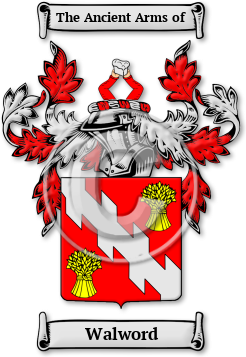 Walword Family Crest Download (jpg) Legacy Series - 150 DPI