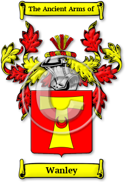 Wanley Family Crest Download (jpg) Legacy Series - 150 DPI