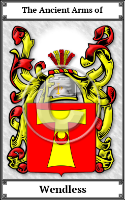 Wendless Family Crest Download (JPG)  Book Plated - 150 DPI